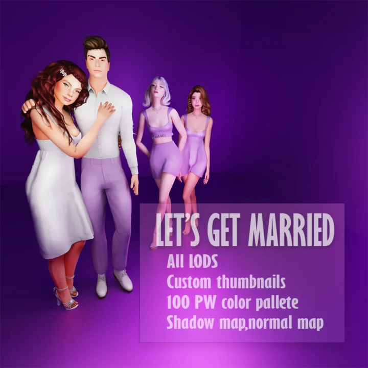 Let's get married set