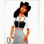 Woman Top - Western - Version 2