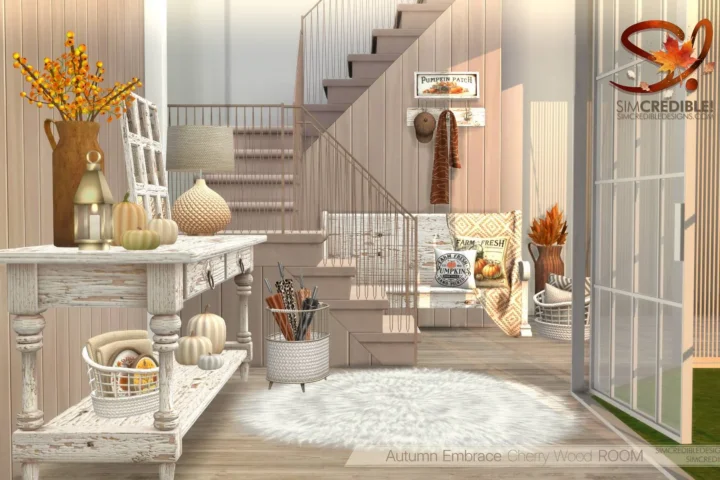 Autumn Embrace White -Room 🍁🍂