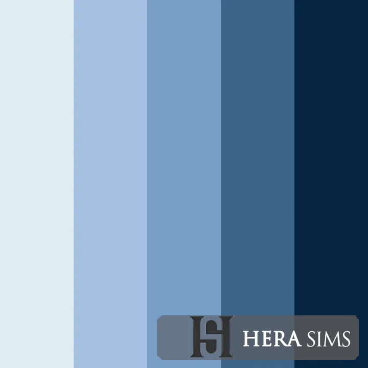 Pure Winter blues - wall set