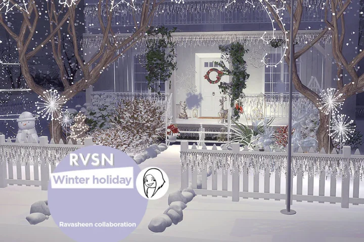 Winter holiday fence trim set (2021)