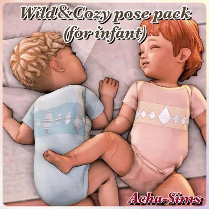 Acha Wird＆Cozy pose pack (for infant)