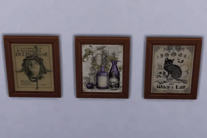 Witch House paintings by Snotra902