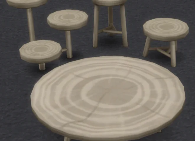 Wood Slice Furniture