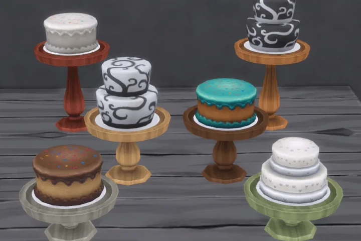 Wooden Cake Stands