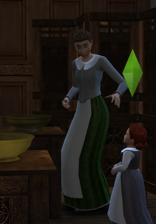 S3 Woodland Collar Dress