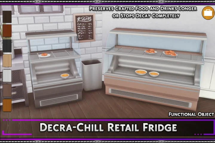 Decra-Chill Retail Fridge (Wood)