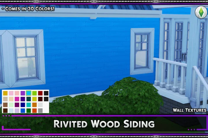Rivited Wood Siding