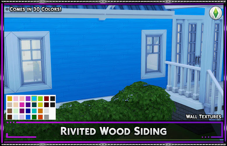 Rivited Wood Siding