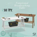 Functional Woodworking Table 1 📐🔧