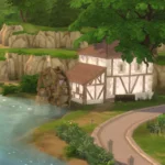 TSM Water Wheel Mill Hood Deco