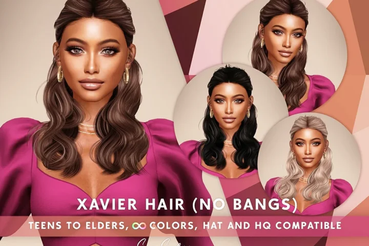 SONYASIMS - XAVIER HAIR (NO BANGS)