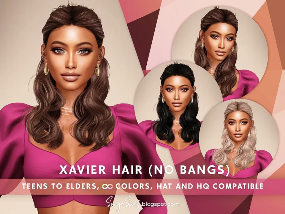 SONYASIMS - XAVIER HAIR (NO BANGS)