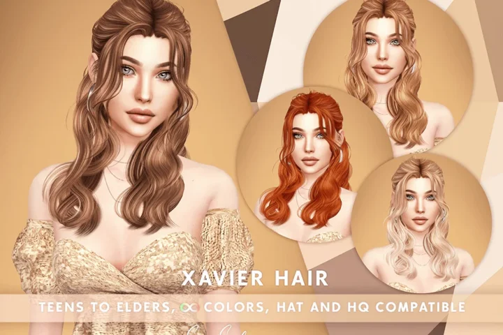 SONYASIMS - XAVIER HAIR (WITH BANGS)