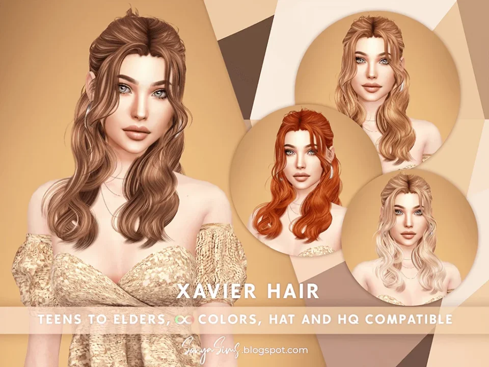 SONYASIMS - XAVIER HAIR (WITH BANGS)