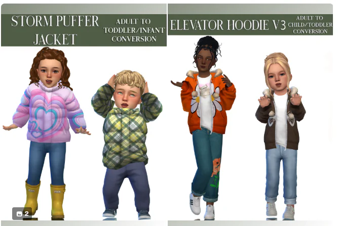 xiuminuwu clothes conversions - sleepyz cc
