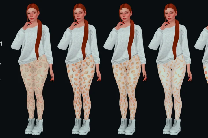 Fruit Splash Tights Yellow Set