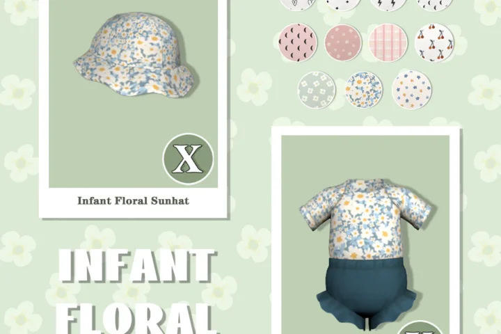Infant Floral Mini Kit （2 items）