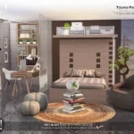 Young Print Bedroom