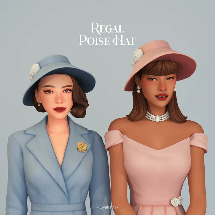 Royal Grace Collection - Regal Poise Hat